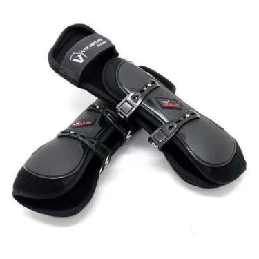 Imagem de Caneleira P/ Cavalo Nekkar Ultra Pino Hipismo Vtr Or1G1Nal