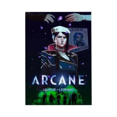 Imagem de Pôster Principal De Jinx Arcane HD À Prova d'Água Decoração De Parede 