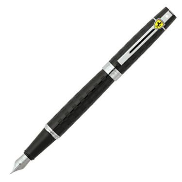 Imagem de Sheaffer Ferrari Série 300, Bandeira Chequered Gravação Preto Brilho, Caneta-tinteiro: Pena média (FE0951853)