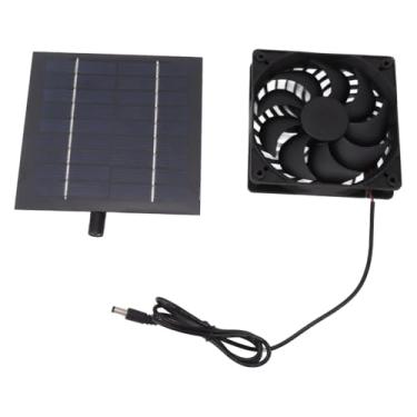 Imagem de Zhjvihx Ventilador Com Energia Solar, Ventilador de Painel Solar Impermeável Fácil de Instalar 10W para Estufa