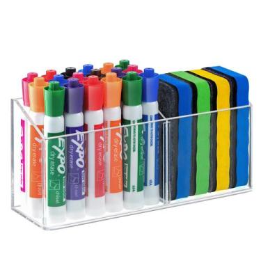 Imagem de Suporte magnético para marcador apagável a seco Simetufy Large Glass