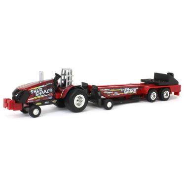 Imagem de Miniatura Trator Case IH Pulling com Trenó 1:64 Ertl