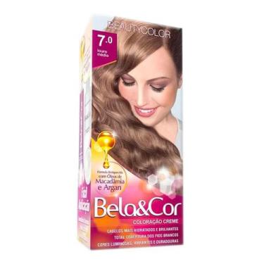 Imagem de Coloracao Tinta Bela E Cor 7.0 Louro Medio Beauty Color - BELA&COR