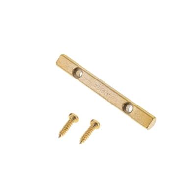Imagem de DIAO79NI 1 peça Pro 48 mm latão guitarra retentor barra de cordas árvores guias de cordas para sistema de ponte tremolo de bloqueio duplo Floyd Rose (ouro)