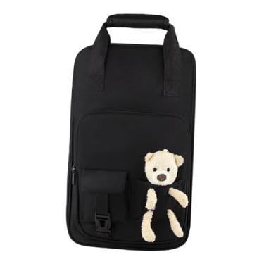 Imagem de harayaa Bolsa para baqueta, acessórios de percussão, bolsa para armazenamento de varas de bateria, suporte para baqueta de bateria para crianças, Preto