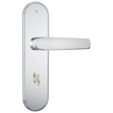 Imagem de Fechadura Genoa 1620/09 Espelho Largo em Inox para Banheiro - 33598 - STAM