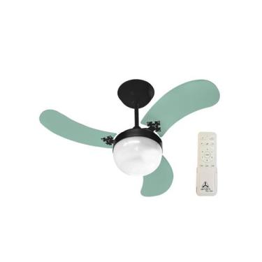 Imagem de Ventilador de Teto Venti-Delta Inverter Preto Ultra Colors Verde Bivol