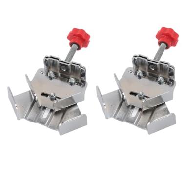 Imagem de Fafeicy Fefeicy do Canto Direito Cramp Fixação de ângulo Ajustável Grip Forte 90 Graus Mitra de Madeira Mitra Cramp Aço Inoxidável Conjunto Portátil para Projetos de Carpintaria