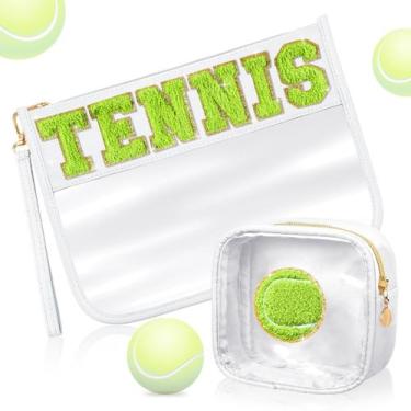Imagem de Bolsa de maquiagem e cosméticos Hillban Tennis Team Gifts PVC impermeá