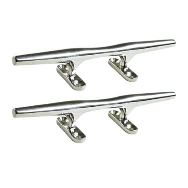 Imagem de MARINE CIDADE 316 de aço inoxidável oco marinha base convés amarração Corda laço Grampo para Marine Barco Iate Tamanho: 10 polegadas (2pcs)