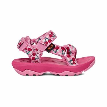 Imagem de Teva Sandália esportiva unissex infantil T Hurricane XLT 2, Piquenique Cerejas Rosebloom/Branco Brilhante, 22