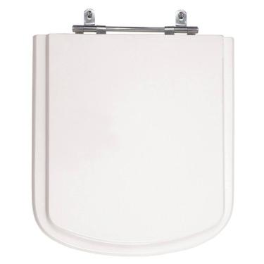 Imagem de Assento Laqueado Unic Branco Tampa Vaso Deca Em Mdf Branco