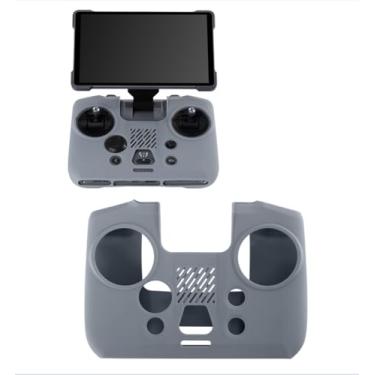Imagem de YUULNMOP Capa de proteção de silicone para tela de controle remoto DJI RC Pro 2, antiarranhões, à prova de queda, à prova de poeira, aderência antiderrapante confortável, acessórios de capa protetora