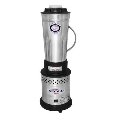 Imagem de Liquidificador Industrial de Alta Rotação Spolu 2 Litros 800W SPL-022ECO Preto/Prata 220V