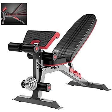 Imagem de Prensa profissional de banco de peso de academia bancos ajustáveis cadeira fitness funcional cama halterofilismo banco profissional equipamento de fitness doméstico