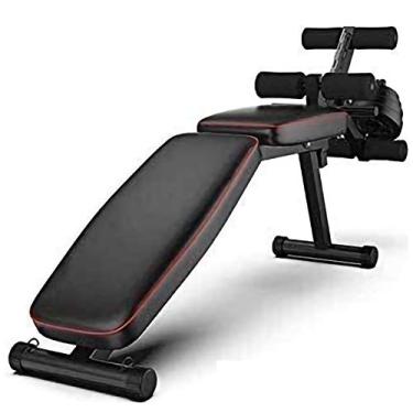 Imagem de Banqueta dobrável com halteres, banco sentado, banco de pesos, dobrável, banco com halteres ajustável, para iniciantes e profissionais, carga máxima de 200 kg