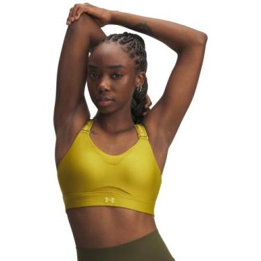 Imagem de Top de Treino Under Armour Infinity High 2.0 Feminino, Verde, G