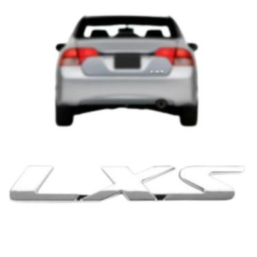 Imagem de Emblema Letreiro LXS Honda Civic 2007 a 2011 Cromado - Marcon