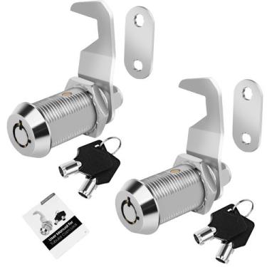 Imagem de Cilindro de bloqueio de caixa de ferramentas, um pacote com 2 chaves e