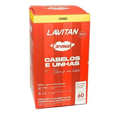 Imagem de Glow das Besties Carmed Cabelos e unhas Mastigáveis 60 comp - LAVITAN,
