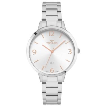 Imagem de Relógio Technos Feminino Ref: 2035nbd/1k Elegance Prateado