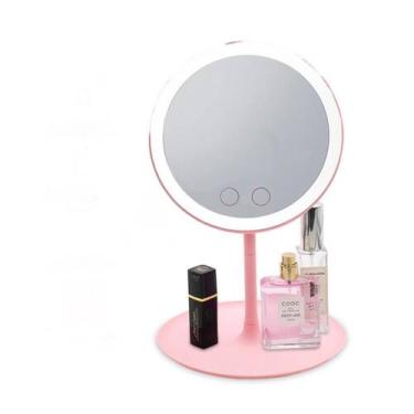 Imagem de Espelho Ring Light para Maquiagem com Ventilador e Mini Espelho 5x Lum