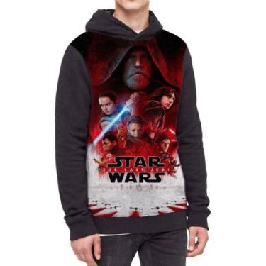 Imagem de Moletom Com Capuz Star Wars Ref:447 - smoke, Preto, GG