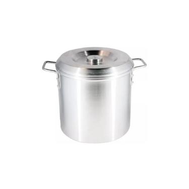 Imagem de Caldeirão De Alumínio Polido Com Aba Hotel Restaurante 12l