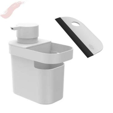 Imagem de Conjunto de Dispenser De Detergente Organizador e Rodinho de Pia - Ou 