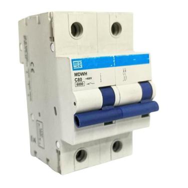 Imagem de Minidisjuntor bipolar -c-80a mdwh weg