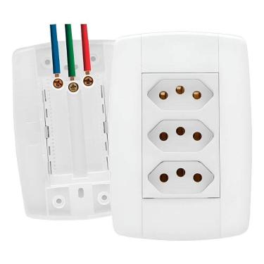 Imagem de Tomada Tripla 20A Ilumi Lev