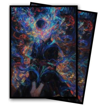 Imagem de MTG Card Sleeves (Unreal Redemption), Ultra Clear Front & Matte Finish Back, 100 Count Standard Size Matte Art Sleeve for Magic The Gathering
