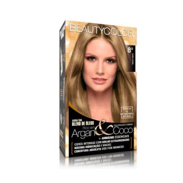 Imagem de Tintura Beauty Color Kit 8.0 Louro Claro
