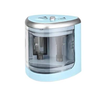 Imagem de Apontador elétrico de ponta dupla, adequado para lápis de 6 a 8 mm e de 9 a 12 mm(azul)