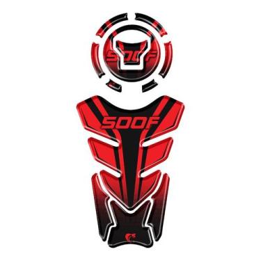 Imagem de Kit Adesivo ProtetorTanque E Bocal Honda Cb 500F + 2018 - Teu Adesivo,