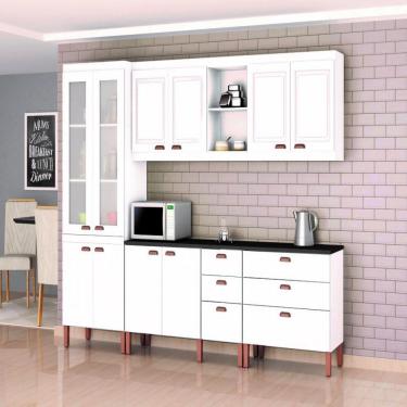 Imagem de Cozinha Completa Juliete 7Peças 10 Portas 6 Gavetas Tuboarte