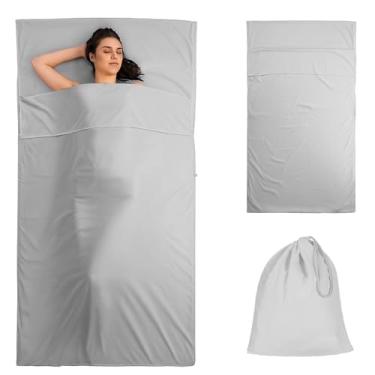 Imagem de Saco de dormir autobronzeado, saco de dormir respirável para viagens ao ar livre, caminhadas, protetor de lençol de bronzeamento para cama, saco de dormir portátil para acessório de cama bronzeado de