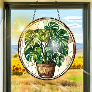 Imagem de Acrílico colorido, apanhadores de sol, decoração de janela pendurada, arte de parede de arco-íris, para sala de estar, quarto, varanda, interior e exterior, jardim, enfeites de Natal, decoração 19 x