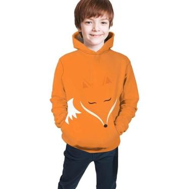 Imagem de Moletom com capuz NiuKom cute fox para crianças S (7-8) poliéster