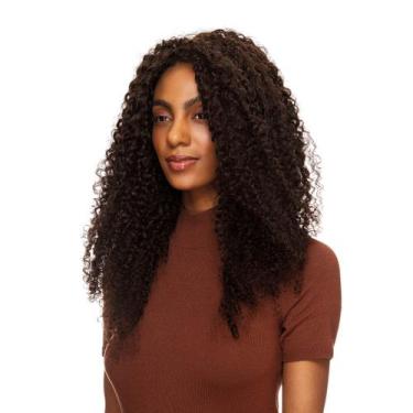 Imagem de Peruca Cabelo Natural Cacheado 60cm Textura Curly De Benguela 250g, Ca
