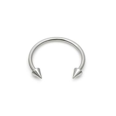 Imagem de Piercing Ferradura Spike Aço Cirúrgico 1.2mm - M2 Piercing, 14mm