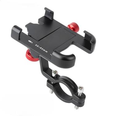 Imagem de Suporte ajustável de alumínio para celular para motocicletas e bicicletas elétricas, rotação de 360°