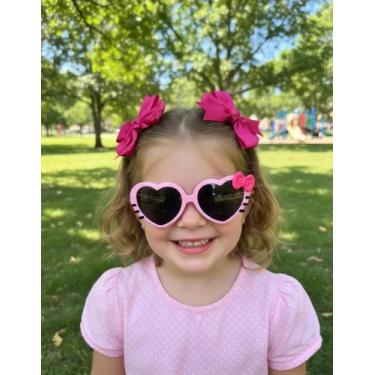 Imagem de Kit Óculos E 2 Laços Para Cabelo Infantil - JA Brasil, 1