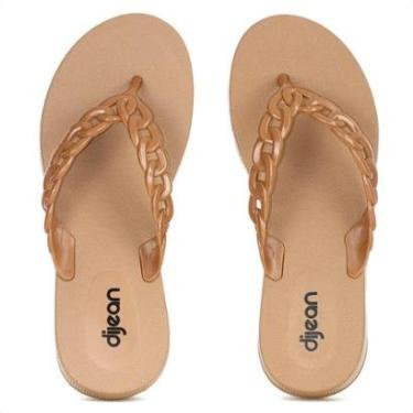Imagem de Chinelo Dijean Com Salto Corrente  - Feminino-Feminino