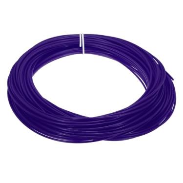 Imagem de PATIKIL Kit de reparo de vime, 29,9 m 2,4 mm Material de vime sintético redondo conjunto de vime tecido de vime para artesanato DIY e fabricação de cestas de tecelagem, roxo escuro