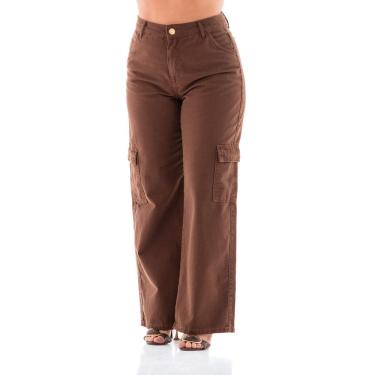 Imagem de Calça Collor Feminina Arauto Wide Cargo