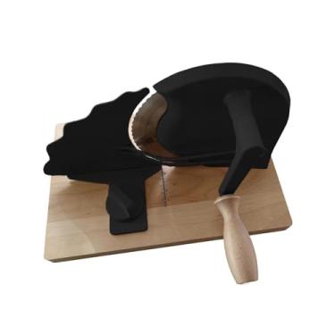 Imagem de predolo Fatiador de Pão, Máquina de Fatiar Queijo, Cortador de Pães Caseiro com Espessura Ajustável para Pão de Fermentação Natural E Crocante, Preto