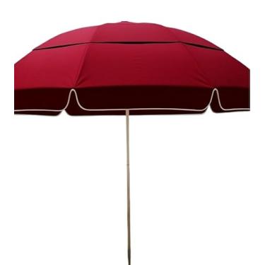 Imagem de Guarda Sol Gigante 2,40m Praia Piscina Respirável Verão (Vinho)