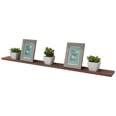 Imagem de Prateleira 90X20cm Azul com Suporte Invisível