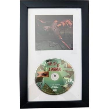 Imagem de Taylor_Swift Signed the Life of a Showgirl #2 CD Autografado Capa de exibição emoldurada 16,5 x 12